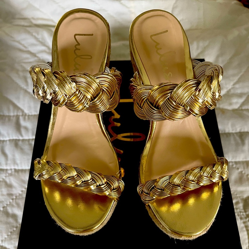 Lulus Sunshy wedge sandle